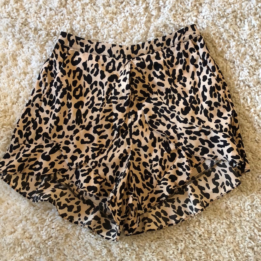 High Waisted Cheetah Print Runaway Shorts